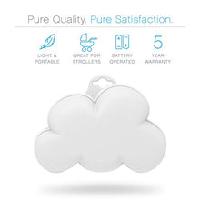Load image into Gallery viewer, Pure Enrichment Baby Cloud Portable Sound Machine and Color-Changing Night Light - Plays 15 Soothing Sounds Including 5 Nature Sounds and 10 Lullabies to Create a Relaxing Ambiance for Your Baby