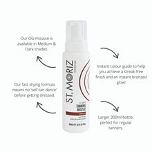 Load image into Gallery viewer, St Moriz Original Extra Large Instant Tanning Mousse, Fast Drying Vegan Fake Tan, Medium (300ml)