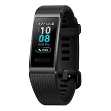 Load image into Gallery viewer, HUAWEI Band 3 Pro - Smart Band Fitness ActivitiesTracker with 0.95" AMOLED Touchscreen, 24/7 Continuous Heart Rate Monitor, up to 12 Days Usage, Scientific Sleep Monitor, GPS, 5ATM Waterproof, Black