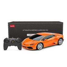 Load image into Gallery viewer, RASTAR Lamborghini Remote Control Car, 1:24 RC Lamborghini HURACÁN LP610-4 Toy Car Model Vehicle, Orange
