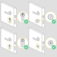 Load image into Gallery viewer, Nuki Smart Lock 3.0 for Euro Profile Cylinder, Smart Door Lock for Keyless Access With No Screwing or Drilling Required, Retrofittable Electronic Door Lock, White