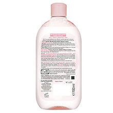 Load image into Gallery viewer, Garnier Micellar Rose Cleansing Water For Dull Skin 700ml, Glow Boosting Cleanser & Makeup Remover, Recognised By The British Skin Foundation, Use With Reusable Micellar Eco Pads