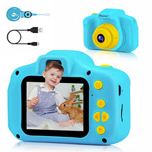 Load image into Gallery viewer, PROGRACE Kids Camera Boys & Girls Toys - Children Digital Camera for Kids Age 3 4 5 6 7 8 9 10 Year Old Birthday Boys Gifts Kids Camcorder Camera Toddler Video Recorder 1080P 2Inch Blue