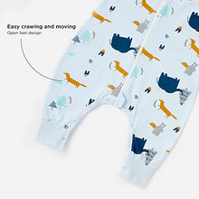 Load image into Gallery viewer, DuoMiaoMiao Baby Sleeping Bag with Legs, Summer Sleeping Bag with feet 0.5 TOG, 100% Cotton Baby Wearable Blanket Baby Sleeping Bag 6-18 months