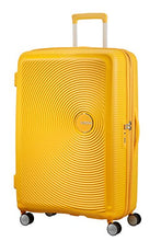 Load image into Gallery viewer, American Tourister - Soundbox Spinner Expandable, 77cm, 97/110 L - 4.2 KG, Yellow (Golden Yellow)