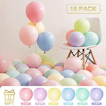 Load image into Gallery viewer, DYFFLE 60 Flags 67ft Bunting Flags, Imitated Linen Bunting Outdoor Waterproof, Festival Bunting with 18 Macarons Balloons, Garden Bunting for Home, Birthday, Party Garden Decoration (5 Bunting Banner)