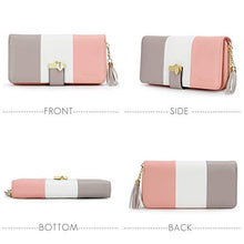 Load image into Gallery viewer, Ladies Purse, Women's Wallet with Multiple Card Slots and Roomy Compartment (Stripe)