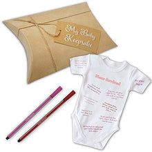 Load image into Gallery viewer, My Baby Keepsake - Personalised Baby Shower Guest Book - New Mummy Maternity Gift (Pink = Girl)