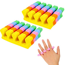 Load image into Gallery viewer, Dacitiery 20 Pcs Foam Toe Finger Separator Toe Finger Dividers Disposable Soft Sponge Nail Toe Separator Divider Spacer for Pedicure Manicure Nail Art Accessories Tools