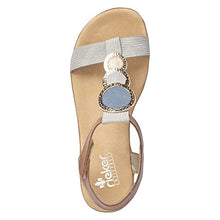Load image into Gallery viewer, Rieker Women's Open Toe Sandals, Beige, 6 UK