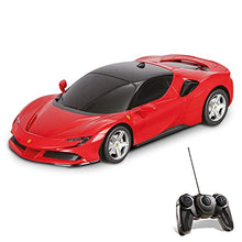 Load image into Gallery viewer, Mondo Motors - Ferrari R/C Radio Controlled Car - SF 90 Road Model 1/24 Scale - Child Play Car - Red - 63660