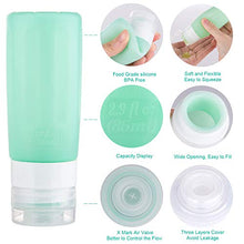 Load image into Gallery viewer, 16 Pack Travel Bottles Set for Toiletries, Morfone TSA Approved Travel Containers Leak Proof Silicone Squeezable Travel Accessories 2oz 3oz for Shampoo Conditioner Lotion Body Wash (BPA Free)