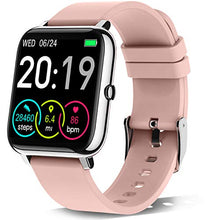 Load image into Gallery viewer, Rinsmola Smart Watch for Women Men, Fitness Watch 1.4" Full Touch Screen, Fitness Tracker with Heart Rate Sleep Monitor Step Calorie Counter, IP67 Waterproof Smartwatch for iOS Android Phone
