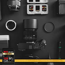 Load image into Gallery viewer, Ritz Gear Extreme Performance Video Pro 128GB 4K 8K Ultra HD SDXC U3 V60 A1 Memory Card (Read 265mb/s 120mb/s Write)