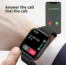 Load image into Gallery viewer, Rizamz Slim Smart Watch For Men Android Bluetooth Calling, Built-in Speaker/Mic 1.75 Touch Screen Waterproof Heart Rate Sleep Activity Fitness Tracker Smartwatch For Women Kids or iPhone Samsung