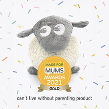 Load image into Gallery viewer, Sweet Dreamers, Ewan Deluxe with Shush, Grey - Washable Baby Sleep Aid with Cry Sensor