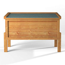 Load image into Gallery viewer, The Hutch Company Self Heating Outdoor Cat House Kennel with One Way Privacy Window Fully Assembled