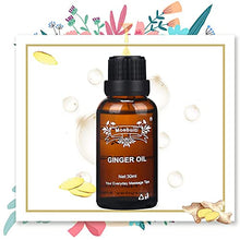 Load image into Gallery viewer, Ginger Oil, Lymphatic Drainage Ginger Oil, Ginger Oil Organic, Ginger SPA Massage Oils, Ginger Oil for Massage Lymphatic Drainage, Body, Swelling, Relieve Muscle Soreness