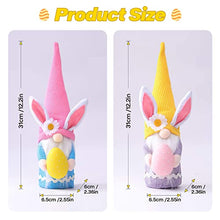Load image into Gallery viewer, Easter Gnome Doll Decoration, Handmade 3pcs Faceless Doll with Easter Egg Doll Gifts for Kids Dwarf Pixie Desk Decor, Cute Plush Doll Easter Living Room Home Decor