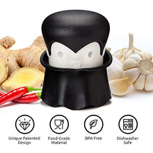 Load image into Gallery viewer, OTOTO Gracula Garlic Grinder- Garlic Twister & Peeler- Garlic Mincer Tool, Twist Top & Easy Squeeze Manual Garlic Press - BPA Free, Easy Clean & Dishwasher Safe Garlic Twist Crusher Kitchen Tool