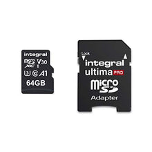 Load image into Gallery viewer, 64GB Micro SD Card 4K Ultra-HD Video Premium High Speed Memory Microsdxc Up To 100MB/S V30 UHS-I U3 A1 C10, by Integral