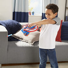 Load image into Gallery viewer, Avengers Hasbro Marvel Mech Strike Captain America Strikeshot Shield Role Play Toy, With 3 NERF Darts, Age 5 And Up