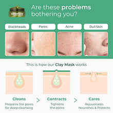 Load image into Gallery viewer, Clay Mask by Plantifique - 100% Vegan Face Mask with Avocado & Green Tea - Body Mud Mask - Face Masks Beauty - Acne Treatment - Natural Dermatologically Tested - Face Masks Skincare - Skin Care