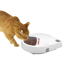Load image into Gallery viewer, Cat Mate C500 Automatic Pet Feeder | Cat or Small Dog Bowl with Digital Timer | For Wet or Dry Pet Food, 5 Meal Carousel, up to 330g in Each