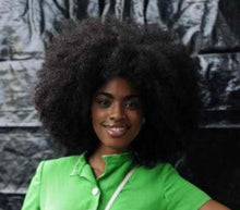 Load image into Gallery viewer, Women's Short Afro Kinky Curly Hair black Wigs for Black Women Large Bouncy and Soft Natural Looking Premium Synthetic Hair Wigs for Women Daily Party Cosplay Use