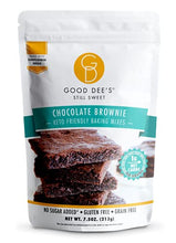 Load image into Gallery viewer, Good Dee's Chocolate Brownie Mix - | Keto Baking Mix | Sugar-Free, Gluten-Free, Grain-Free, Nut-Free, Soy-Free & Low Carb Baking Mix | Diabetic, Atkins & WW Friendly (1g Net Carbs, 12 Servings)