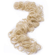 Load image into Gallery viewer, SEGO Bleach Blonde Long Scrunchie Scrunchy Updos Voluminous Hair Bun Synthetic Curly Messy Chignon Ponytail Hairpiece