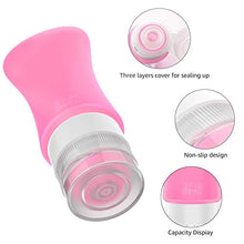 Load image into Gallery viewer, 4 Pack Travel Bottles, TSA Approved Containers, 3oz Leak Proof Travel Accessories Toiletries,Travel Shampoo And Conditioner Bottles,Perfect for Business or Personal Travel, Fun Outdoors 9 Pieces