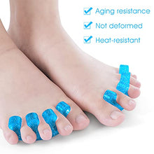 Load image into Gallery viewer, Molain 4 Pack Silicone Toe Separator for Feet, Gel Nail Polish Toe Spacers for Men and Women, Straighteners and Correctors for Overlapping Toes, Bunions, Hammer Toe, Foot Pain Relief
