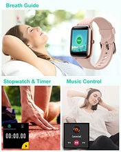 Load image into Gallery viewer, GRV Smart Watch,Fitness Watch with Heart Rate Monitor,Sleep Tracker,Sports Fitness Tracker Watch Pedometer Call SMS Notification Smartwatch for Women Men