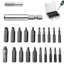 Load image into Gallery viewer, Screw Extractor, Funxim 22 PCS Broken Screw Removal Tool with Damaged Screw Extractor Set for Broken Screw or Bolt Stripped Remover