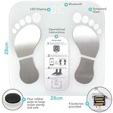 Load image into Gallery viewer, Bathroom Scales Digital Weight Scale (UK Company) Smart Scales Body Fat Scales Bluetooth Scales