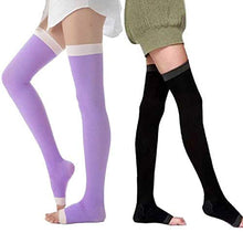 Load image into Gallery viewer, Casiz Dr Sock Soothers, Best Compression Sleeve for Ankle Arch & Heel Achilles Tendon Supports Brace Unisex - Night Splint Pain Relief Pink 1 Pair