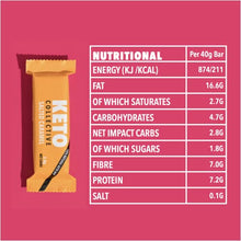 Load image into Gallery viewer, Keto Collective Wholefood Keto Bars I 15x40g I Salted Caramel I 2.8g Net Carbs I Low carb I High Fibre I Natural Ingredients I Source of Protein I Fuel for a Keto Lifestyle I Gluten Free I Vegan
