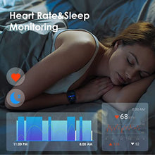 Load image into Gallery viewer, Fitness watch, Oraimo 5 ATM Waterproof Smart Watch for men with Sleep and Heart Rate Monitor, Smartwatch for Boys with Pedometer 14 Sports Mode, Android ios compatible, Smartwatch for Women Men Kids