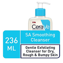 Load image into Gallery viewer, CeraVe SA Smoothing Cleanser for Rough and Bumpy Skin 236 ml with Salicylic Acid and 3 Essential Ceramides