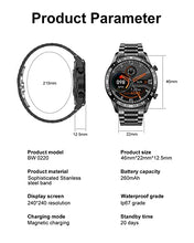 Load image into Gallery viewer, LIGE Smart Watch for Men Fitness Tracker Voice Call Answer Health Heart Rate Monitor for Android Phones iPhone Sports Watch Stainless Steel