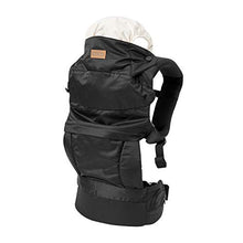Load image into Gallery viewer, Nuby Baby Carrier Newborn to Toddler, Hip Healthy Certified Carrier, 3 in 1 Front and Back Baby Carrier, Black