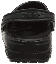 Load image into Gallery viewer, Crocs Unisex's Classic Printed Floral Clog, Black, 10 UK Men/11 UK Women