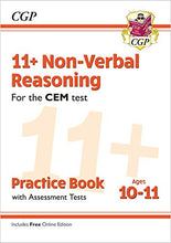 Load image into Gallery viewer, 11+ CEM Ages 10-11 Practice Book & Assessment Tests Bundle: Maths, Verbal and Non-Verbal Reasoning