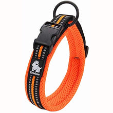 Load image into Gallery viewer, TRUE LOVE Truelove Dog Training Collar TLC5011 Reflective Premium Buckle Nylon Webbing Pet Dog Collars,High Grade Nylon Webbing No Choke Basic Collars Now Available (S, Orange)