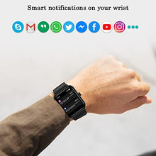 Load image into Gallery viewer, Blackview Smart Watch for Men Women, 1.69"Full Touch Screen Fitness Watch with SpO2/Body Thermometer/Heart Rate/Sleep Monitor, Waterproof Step Counter Watch with Female Health Tracking for Android iOS