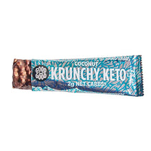 Load image into Gallery viewer, Krunchy Keto Bar (15x35g) - High Fibre Low Carb All Natural No Sugar Added - Coconut