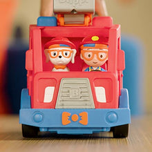 Load image into Gallery viewer, Blippi BLP0159 Truck-Fun Freewheeling Features Including 3 Firefighter and Fire Dog, Sounds and Phrases-Educational Vehicles for Toddlers and Young Kids, Red
