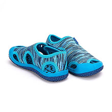 Load image into Gallery viewer, Boys Sandals Open Toe Girls Sandals Sports Summer Kids Trekking Shoes Breathable Beach Pool Camouflage Blue Size 4.5 UK Child