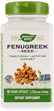 Load image into Gallery viewer, Natures Way, Fenugreek, Seed, 610 Mg, 180 Capsules